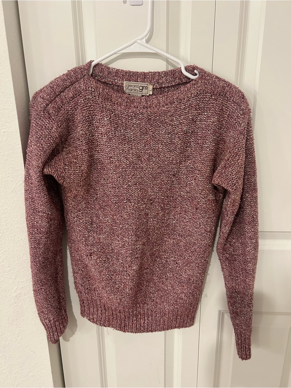 Vintage Gerard Martin Silk Wool Blend Knit Sweater Large